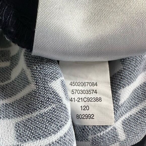 Chico’s Geometric Brick-Print Wide-Leg Pants size 8 - Picture 5 of 7